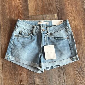 NWT Kancan Women's Blue Denim Shorts